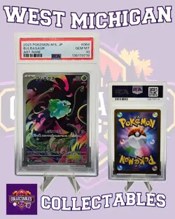 PSA 10 Bulbasaur AR 064/063 M1L MEGA - Pokemon TCG Card Japanese Mega Brave 2025 - Image 1