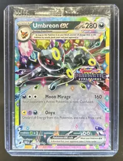 2025 Pokemon Prismatic Evolutions Umbreon ex Promos Sealed #060/131 - Image 1