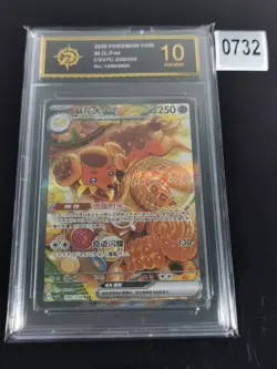 Dachsbun ex SAR CSV7C-240/204 Pokemon Card Chinese-P gold 10 - Image 1