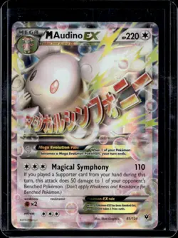 2016 Pokemon XY Fates Collide Mega Audino Holo #85/124 - Image 1