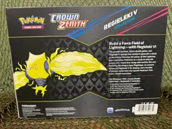 *SEALED* CROWN ZENITH ~ REGIELEKI V Collection Box~ Pokemon TCG ~ BLUE - Image 2