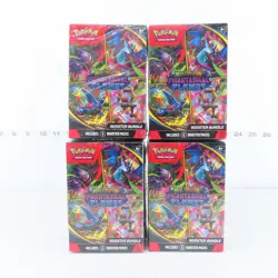 (LOT OF 4) POKEMON TCG PHANTASMAL FLAMES BOOSTER BUNDLE BOX - NEW SEALED - Image 1