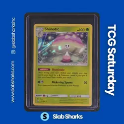 2017 POKEMON SUN & MOON #17/149 SHIINOTIC HOLO NM - Image 1