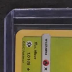 2017 POKEMON SUN & MOON #17/149 SHIINOTIC HOLO NM - Image 3
