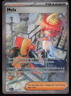 Mela 254/182 Special Illustration Rare Paradox Rift Pokemon - Image 1