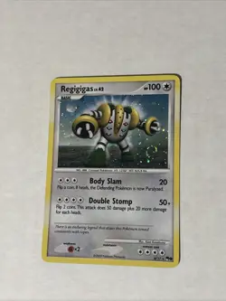 2009 Pokemon, POP Series 9, #4/17 Regigigas Lv.42, Holo Rare - Image 1