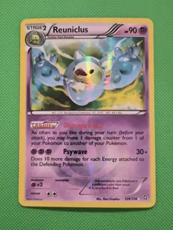 Pokemon TCG Reuniclus 126/124 Dragons Exalted Holo MP+ - Image 1