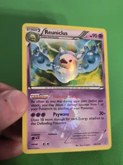 Pokemon TCG Reuniclus 126/124 Dragons Exalted Holo MP+ - Image 2
