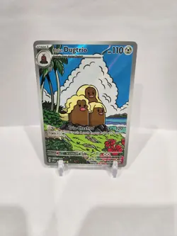 Alolan Dugtrio - 208/191 Illustration Rare - Pokemon SV08: Surging Sparks NM - Image 1
