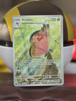 Vivillon Pokemon TCG Scarlet & Violet Surging Sparks 193/191 Illustration Rare - Image 1
