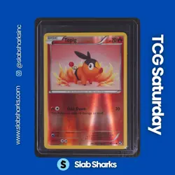 2011 POKEMON BLACK & WHITE #16/114 TEPIG REVERSE HOLO - Image 1
