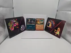 Pokemon TCG Ascended Heroes Charmander 020/217 Gastly 123 Holo Promo W/ Stickers - Image 1