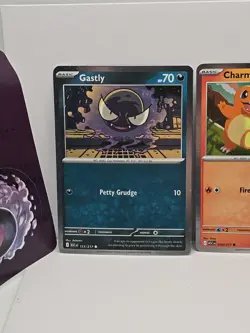 Pokemon TCG Ascended Heroes Charmander 020/217 Gastly 123 Holo Promo W/ Stickers - Image 4