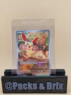 Pokemon TCG Plusle 193/182 Paradox Rift Holo Illustration Rare Near Mint (NM) - Image 1