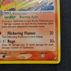 Typhlosion 17/115 Reverse Holo Stamped Unseen Forces Pokemon TCG - NM - Image 4