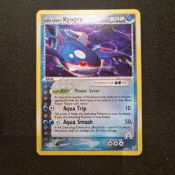 Team Aqua's Kyogre 3/95 Team Magma vs Team Aqua Holo Pokemon TCG - NM - Image 1