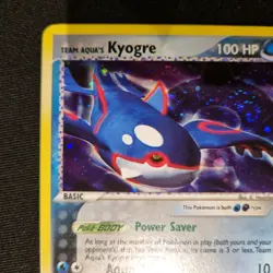 Team Aqua's Kyogre 3/95 Team Magma vs Team Aqua Holo Pokemon TCG - NM - Image 3