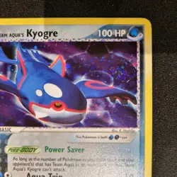 Team Aqua's Kyogre 3/95 Team Magma vs Team Aqua Holo Pokemon TCG - NM - Image 4