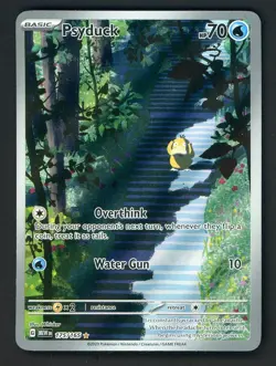 2023 Pokemon MEW EN Illustration Rare #175 Psyduck - Image 1