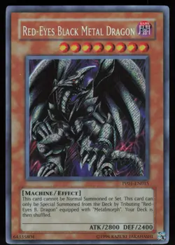 Red-Eyes Black Metal Dragon PP01-EN015 Secret Rare Error Yu-Gi-Oh - Image 1