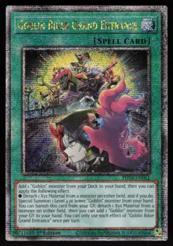 Goblin Biker Grand Entrance (Quarter Century Secret Rare) PHNI-EN061 Yu-Gi-Oh - Image 1