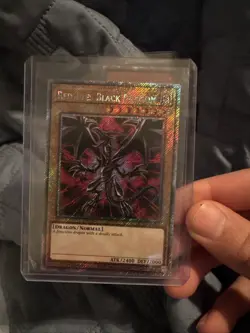 Yugioh - Red-Eyes Black Dragon RA03-EN081 1st Edition Platinum Secret Rare Clean - Image 1