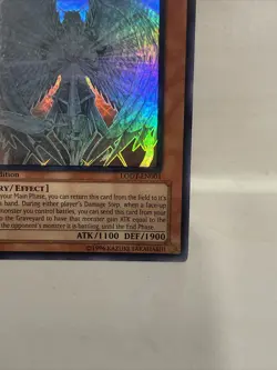 Yugioh Honest Light of Destruction Ghost Rare 1st Edition LODT-EN001 LP - Image 4