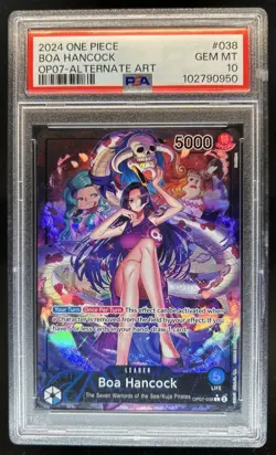 2024 One Piece 500 Years in the Future Boa Hancock Alt Art #OP07-038 PSA 10 - Image 1