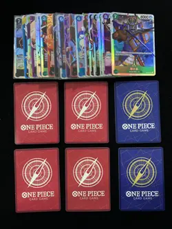 2025 One Piece S-Chinese #OP13-001 Monkey D. Luffy Edward Newgate Lot*30 LU57 - Image 2
