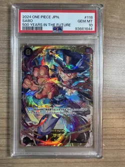 Sabo 2024 One Piece JAPANESE 500 Years in the Future SEC PSA 10 - Image 1