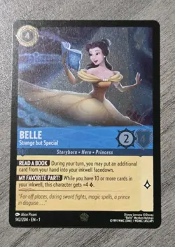 Belle Strange but Special 142/204 The First Chapter Disney Lorcana Foil - Image 1