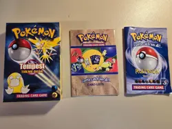 Pokemon Tempest Theme Deck - box, rulebook, and card list - Image 1