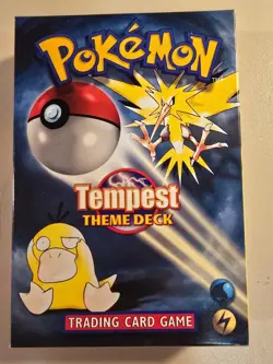 Pokemon Tempest Theme Deck - box, rulebook, and card list - Image 2