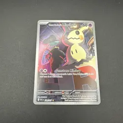Pokemon Team Rocket's Mimikyu 238/217 Full Art Rare Holo ASC Card - Image 1