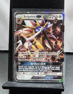 Pokemon GX Card Lot (5) Lunala, Hoopa, Solgaleo, Primarina, Dusk Mane Necrozma - Image 3