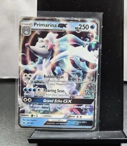 Pokemon GX Card Lot (5) Lunala, Hoopa, Solgaleo, Primarina, Dusk Mane Necrozma - Image 4