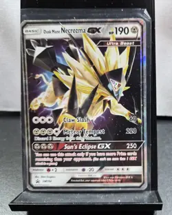 Pokemon GX Card Lot (5) Lunala, Hoopa, Solgaleo, Primarina, Dusk Mane Necrozma - Image 5