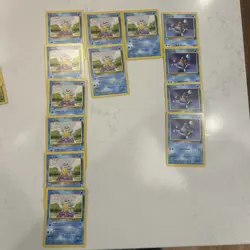 Pokemon TCG Squirtle Card 063/102 Base Set, Shadowless, MP - Image 1