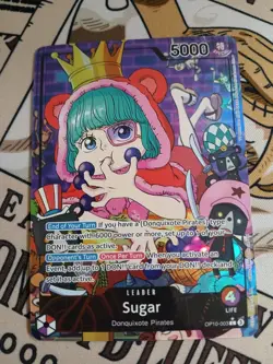 OP10-003 Sugar Leader Alt Art One Piece TCG English Card ROYAL BLOOD ONE PIECE - Image 1
