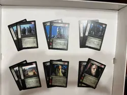 Decipher Lord of the Rings TCG Saruman Grima Berserk Savage 12 Rare Card Lot - Image 1