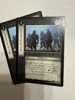 Decipher Lord of the Rings TCG Saruman Grima Berserk Savage 12 Rare Card Lot - Image 2