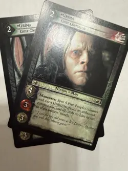 Decipher Lord of the Rings TCG Saruman Grima Berserk Savage 12 Rare Card Lot - Image 5