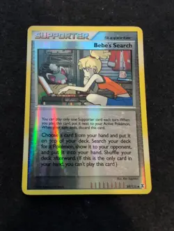 Bebe's Search 89/111 2009 Rising Rivals Pokemon Card Reverse Holo Uncommon - Image 2