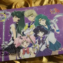 Sailor Moon Eternal GODDESS STORY Anime Holo Waifu Girl Card Friends - Image 2