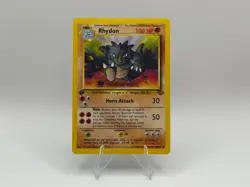 1st Edition Rhydon 45/64 Jungle Set Rare Vintage 1999 Pokemon Card - NM - Image 1