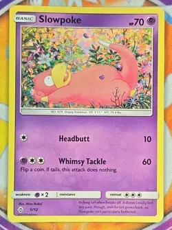 🔥Pokemon Cards Slowpoke 5/12 McDonald's Promo Holo 2018 Sleeved/ Protected 👍📈 - Image 1