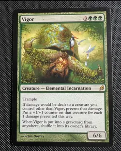 #240 MP Vigor, rare, Lorwyn series MTG card, pre-owned - Image 1
