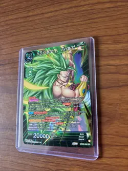 Dragon Ball Super Card Game Ss3 Broly Tyrant Sr bt22-058 Critical Blow SR - Image 3