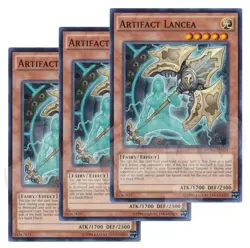 Yugioh - Artifact Lancea - NM - Plus Free Holographic Card - Image 1