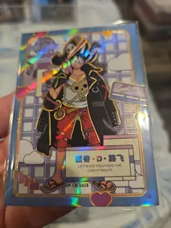 One Piece Collectible Trading Thick Card Stock Holo Foil Monkey D Luffy - Image 3